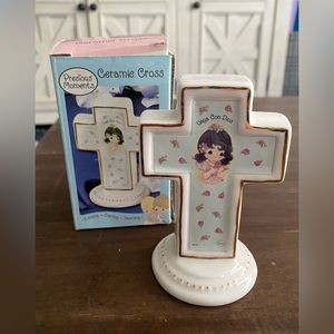 Precious Moments Cross Figurine